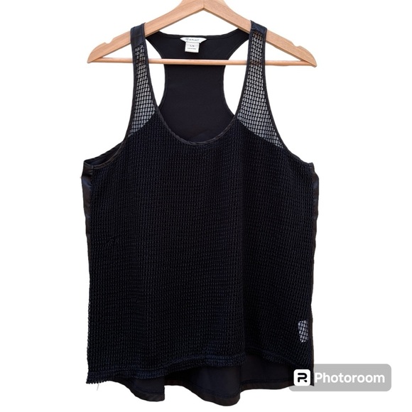 Ariat Tops - Ariat Blouse Black Mesh Silk Racerback Womens Sleeveless Large L